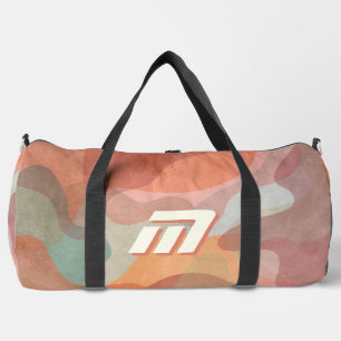 Minimalistische, erdige Terrakotta-Sporttasche mit Duffle Bag