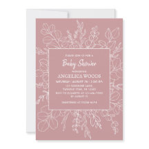 Minimalistische Eucalyptus-Blätter Kinderdusche