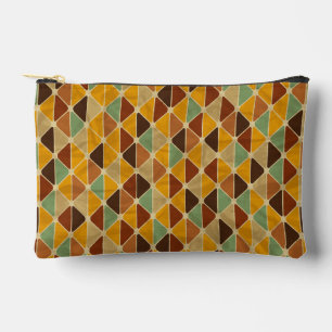 Minimalistische farbenfrohe Geometrie – Frisches s Zubehörtasche
