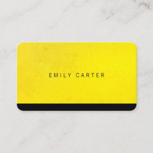 Minimalistische Farbtextur und Schwarze Trim Visitenkarte