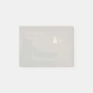 Minimalistische feenhafte Geschichten   die 3 Post-it Klebezettel