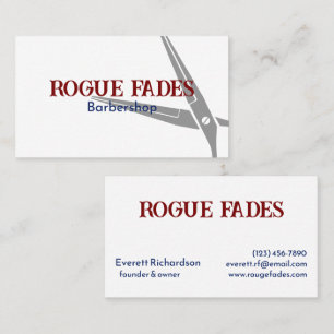 Minimalistische, feine und moderne Typografie saub Visitenkarte