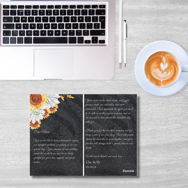 Minimalistische floral Dankeschön Karte (Von Creator hochgeladen)