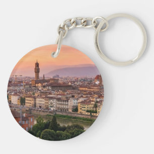Minimalistische Florence Italien Ästhetik Schlüsse Schlüsselanhänger