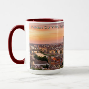 Minimalistische Florenz Italien Ästhetische Stadta Tasse