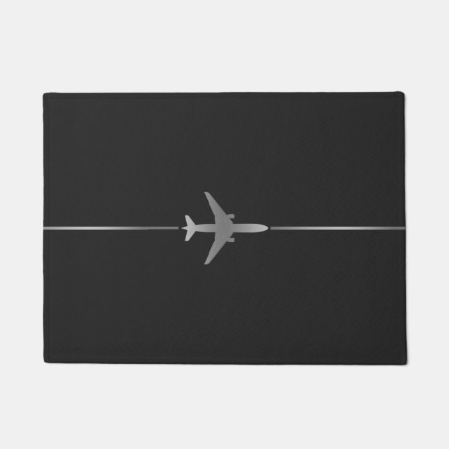 Minimalistische Flugtür Fußmatte (Vorderseite)