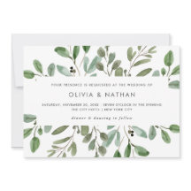 Minimalistische Foliage| Hochzeit