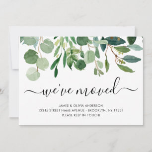 Minimalistische Folien, die wir in Bewegung gesetz Ankündigung