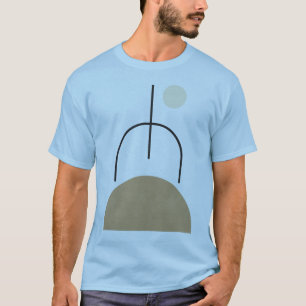 Minimalistische Formen Artwork Männer-T - Shirt