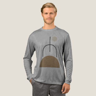 Minimalistische Formen Artwork Men's Tri-Mix-Shirt Tri-Blend Shirt