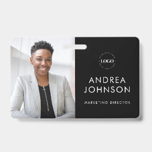 Minimalistische Foto-ID-Karte mit benutzerdefinier Ausweis