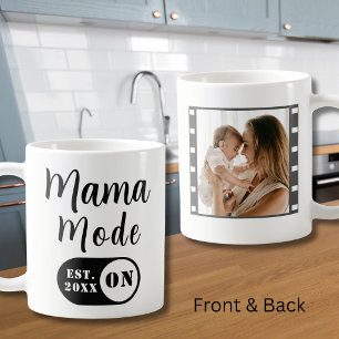 Minimalistische Foto-Mutter Est-Jahr Mama-Modus EI Kaffeetasse