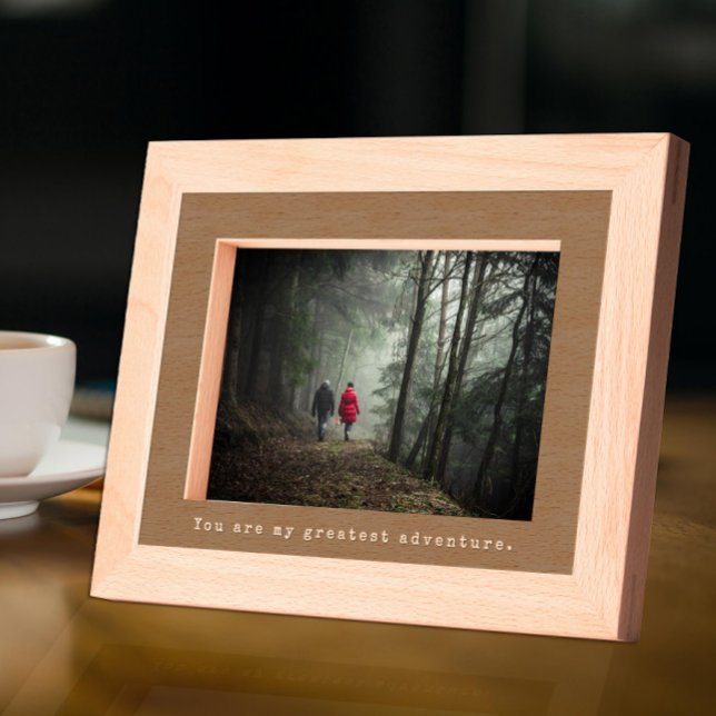 Minimalistische Foto- und Schreibmaschinenuntersch Geätzte Rahmen (Von Creator hochgeladen)