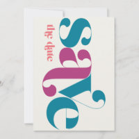 Minimalistische Foto-Vintage-Melon-Teal-Magenta