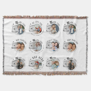 Minimalistische Fotocollage-Geschenke für den Enke Decke