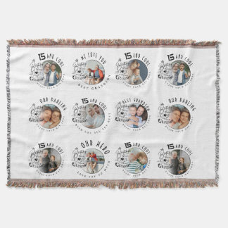 Minimalistische Fotocollage-Geschenke für den Enke Decke