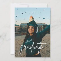 Minimalistische Fotocollage Graduation Party