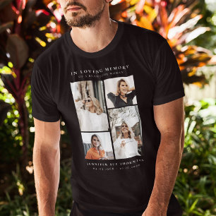 Minimalistische Fotocollage In Liebender Erinnerun T-Shirt