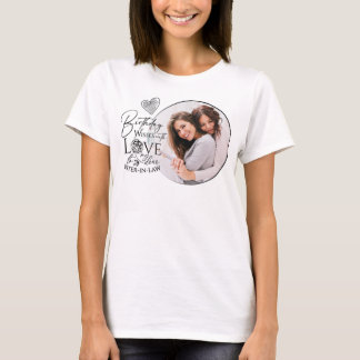 Minimalistische Fotogeschenke für Schwägerin T-Shirt