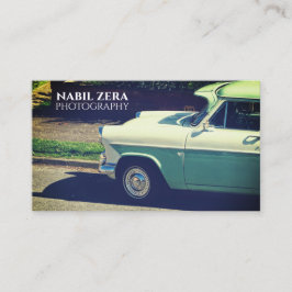 Minimalistische Fotografie einfache elegante Texte Visitenkarte