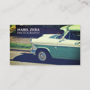 Minimalistische Fotografie einfache elegante Texte Visitenkarte