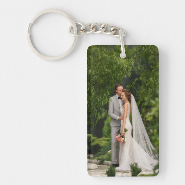 Minimalistische Fotografie | Einfaches modernes Fo Schlüsselanhänger (Vorderseite)