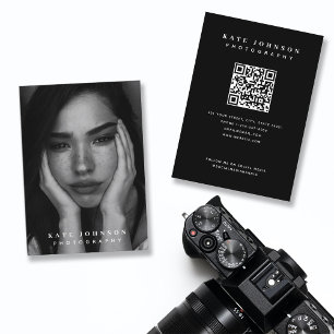 Minimalistische Fotografie Volles Foto Stilvoll Visitenkarte