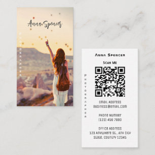 Minimalistische Fotografie Vollständiges Foto Einf Visitenkarte