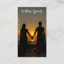 Minimalistische Fotografie Vollständiges Foto Visitenkarte