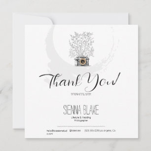 Minimalistische Fotokunde-Bewertung Vielen Dank Au