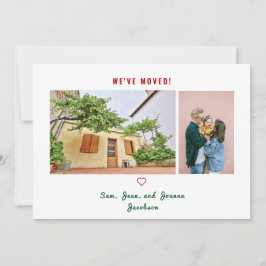 Minimalistische Fotos, die wir bewegten Ankündigun Ankündigung