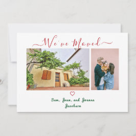 Minimalistische Fotos Moderne Typografie Wir haben Ankündigung