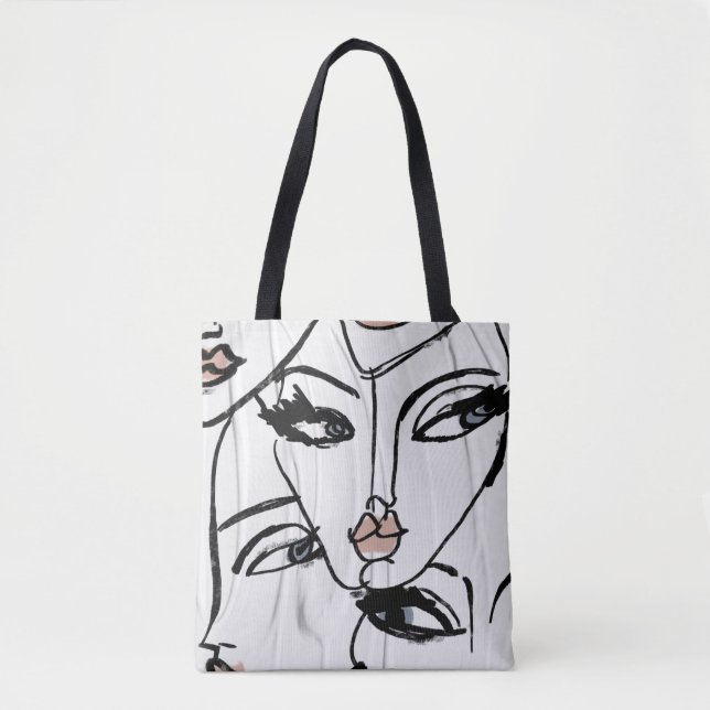 Minimalistische Frauenkunst (Vorderseite)