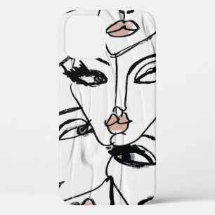 Minimalistische Frauenkunst Case-Mate iPhone Hülle