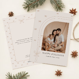 Minimalistische Frohe Weihnachten Familien-Weihnac
