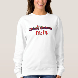 Minimalistische frohe Weihnachts-Mama Sweatshirt