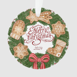 Minimalistische frohe Weihnachtsschmuck Ornament