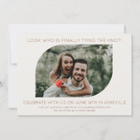 Minimalistische Fun Geometric Foto Frame Wedding
