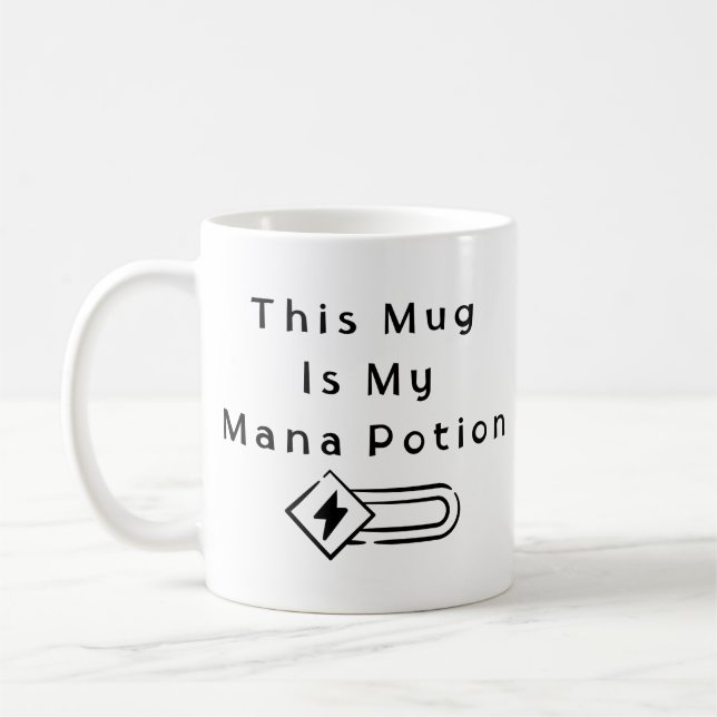 Minimalistische Gamer-Kaffeetasse  Kaffeetasse (Links)