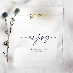 Minimalistische Gastgeschenk Hochzeit Geschenktütchen