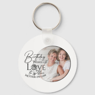 Minimalistische Geburtstagsgeschenke für Schwieger Schlüsselanhänger