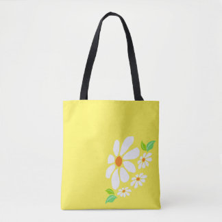 Minimalistische Gelbe und Weiße Blume Zeichnend