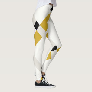 Minimalistische Geofarben blockiert Leggings der M