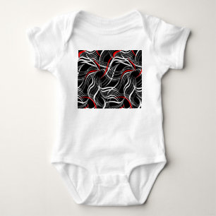 Minimalistische Geometrie: einfaches Muster für Ar Baby Strampler