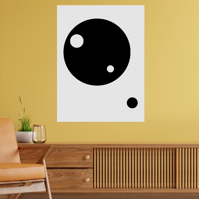 Minimalistische Geometrie | Modernes Abstrakt Poster (Wohnzimmer 2)