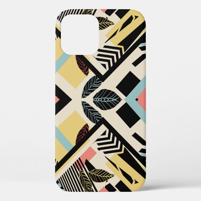 Minimalistische Geometrie: Musterdesign Case-Mate iPhone Hülle (Rückseite)