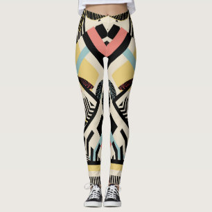 Minimalistische Geometrie: Musterdesign Leggings
