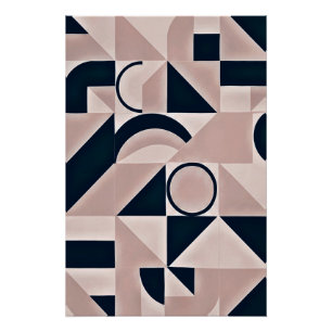 Minimalistische Geometrie Poster