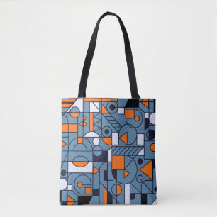 Minimalistische Geometrie: Retro-Abstraktes Poster