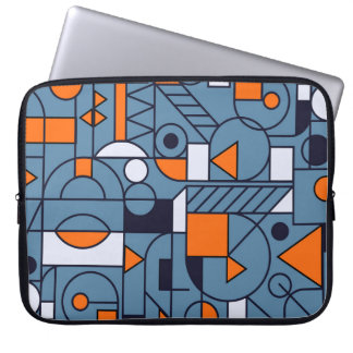 Minimalistische Geometrie: Retro-Abstraktes Poster Laptopschutzhülle